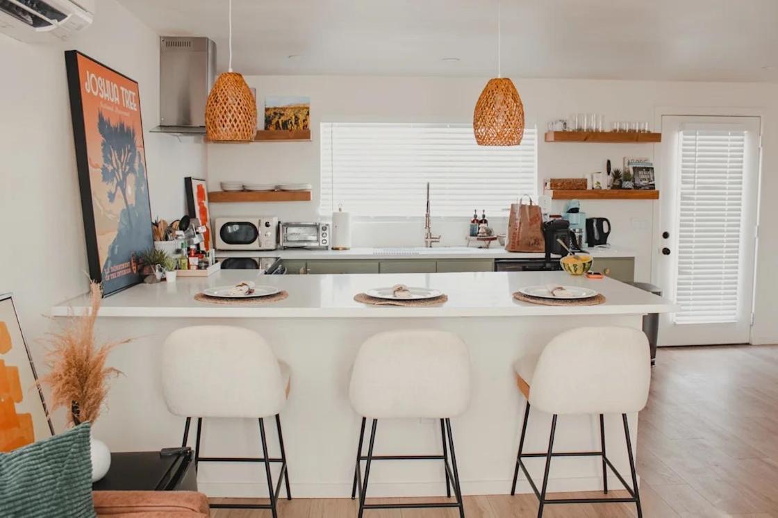 Serene Modern Home Backdoor With Great Wifi, Games, Movies, Patio Seating And Bbq Easy Access To North Joshua Tree National Park In 10 Minutes 二十九棕榈村 外观 照片